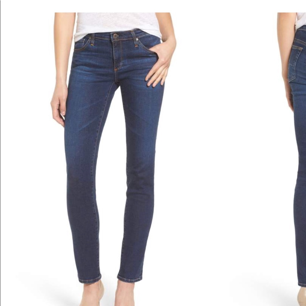 AG golde dark blue The Stilt Jeans!